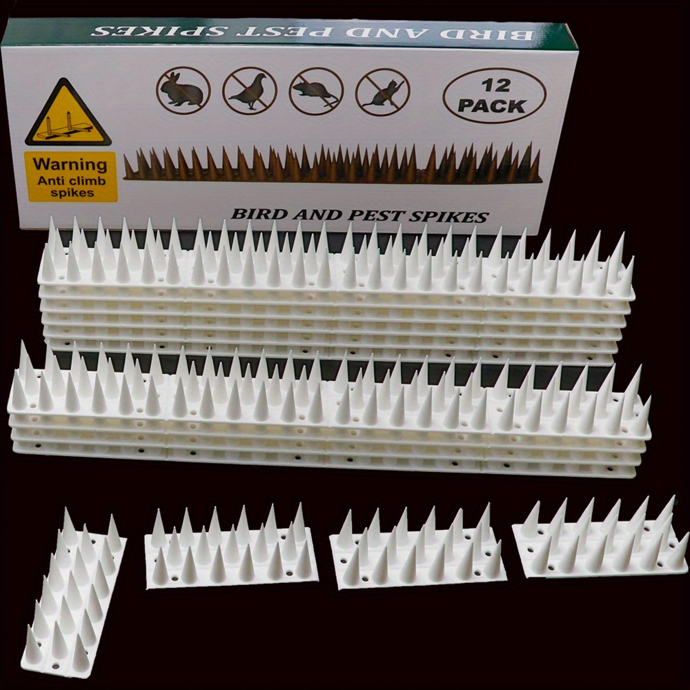 Anti pigeon pick, Anti pigeons for balcony, Anti plastic birds for cat  pigeons Sparrows, Anti cat pick for belly (12 batteries)