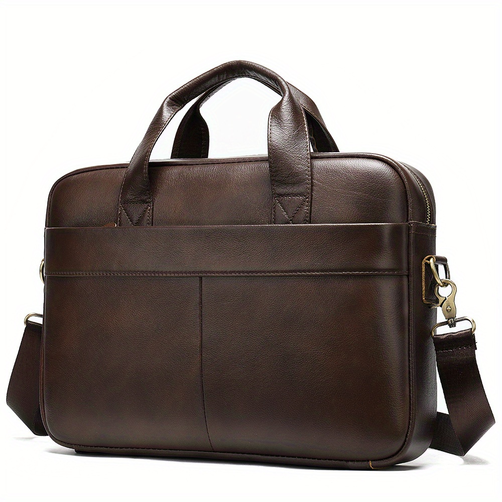 1pc Borsa Ufficio In Pelle Uomo Vintage Man Briefcase Borsa - Temu