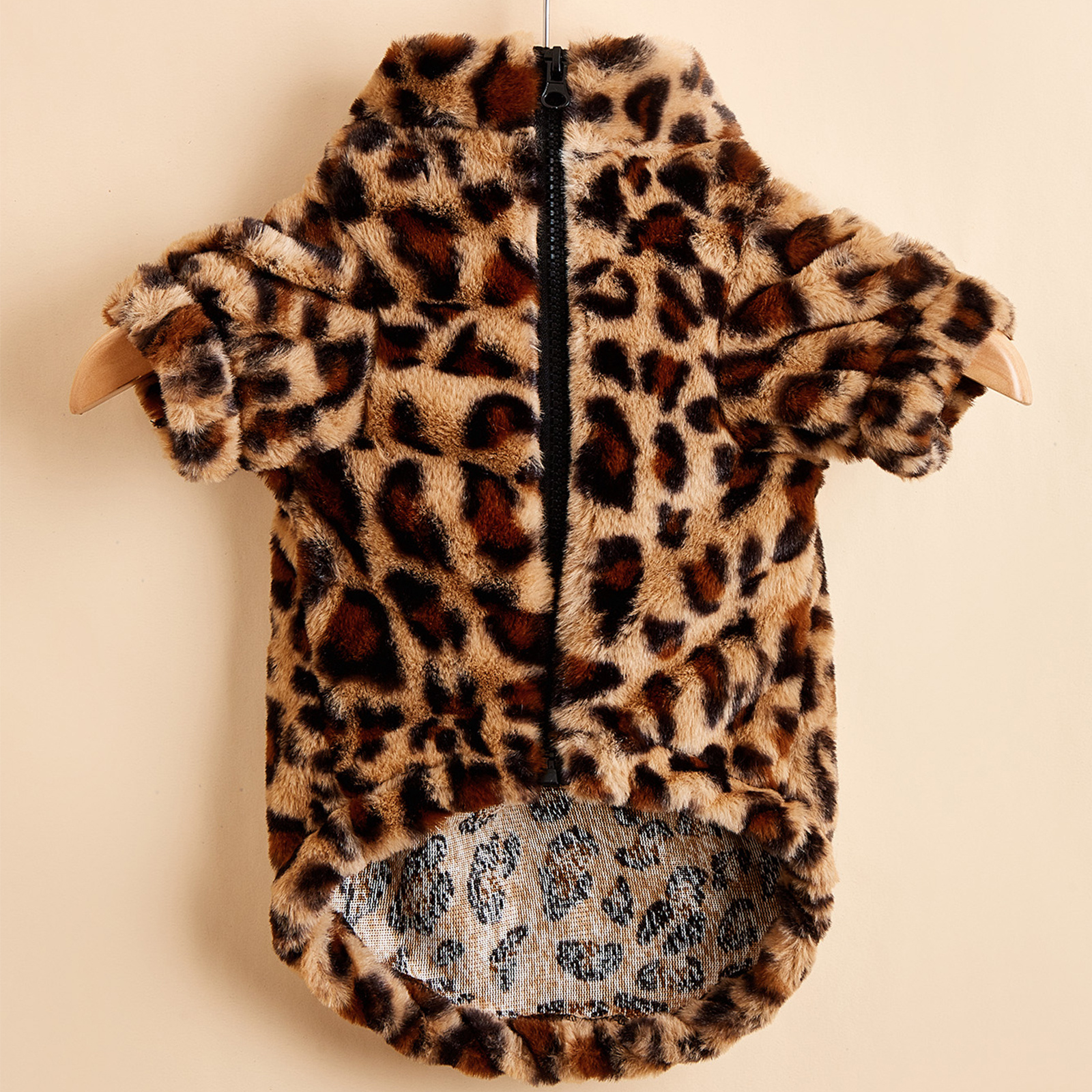 E-shop Haustier Herbst/Winter Warme Leopardenmuster Jacke