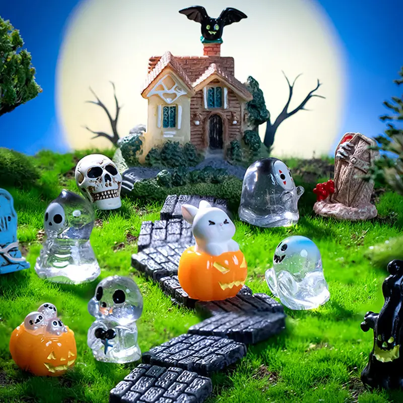 5 Pezzi Di Accessori Per Decorazioni Di Palle Di Cristallo Di Halloween Per  Micro Paesaggi, Ornamenti