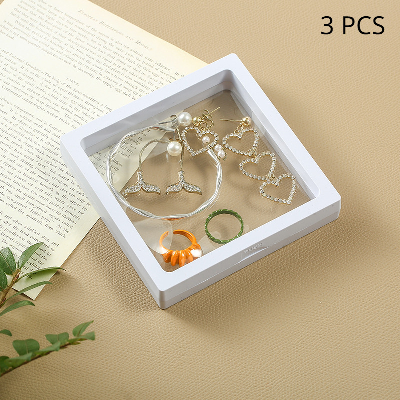 1pc Plastic Jewelry Organizer Box Clear Storage Box Bead Case, Aesthetic  Room Decor, Home Decor Bedroom Decor