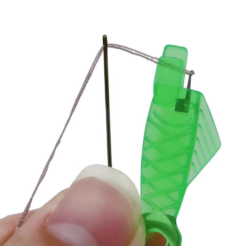 Enhebrador de agujas para mano de coser , simple Máquina de coser Enhebrador  de agujas para pequeño ojo agujas , Enhebrador de agujas de plástico cable  bucle DIY , automático elaboración Enhebrador