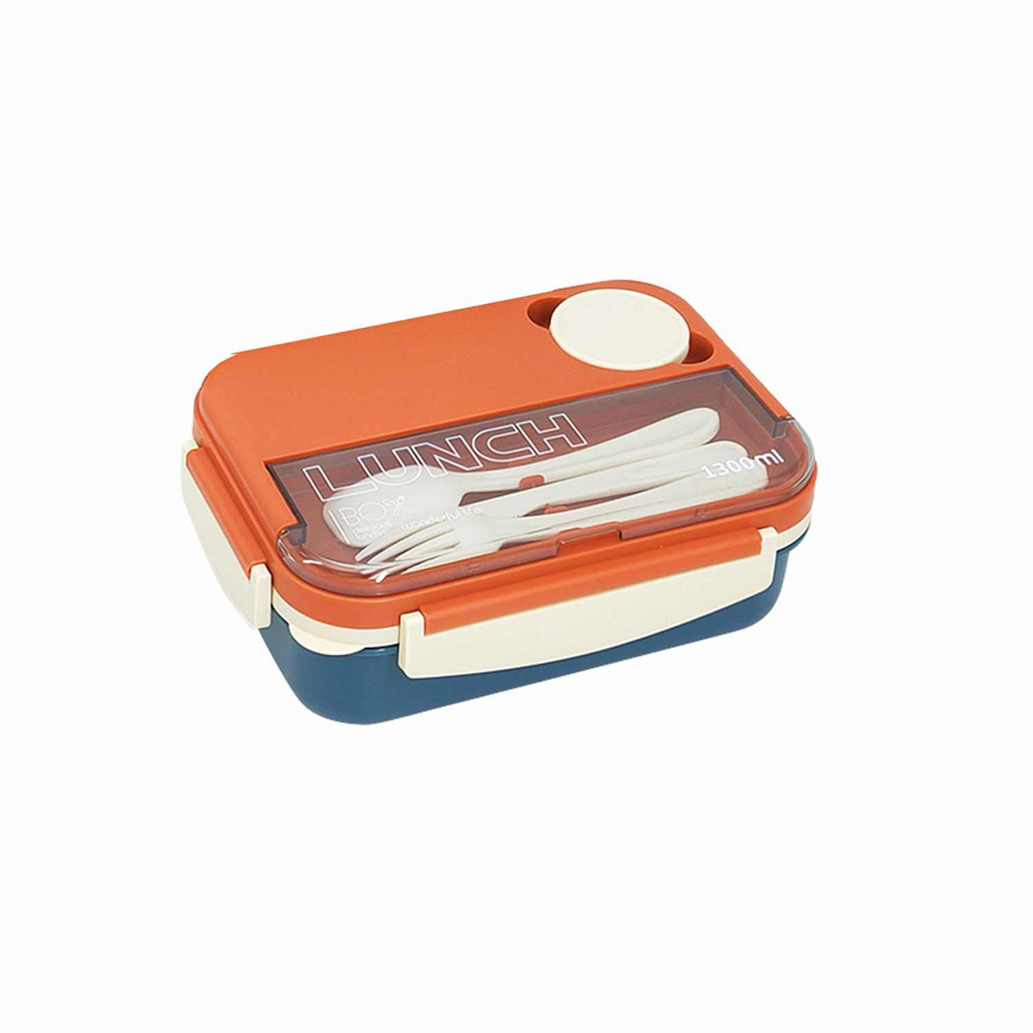 Microwavable Lunch Box Lunch Box With Cutlery And Sauce Box - Temu