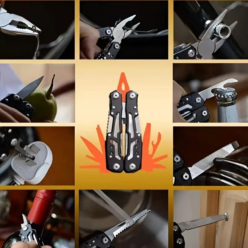 18 in 1 Stainless Steel Pliers Tool Set: Multifunctional - Temu