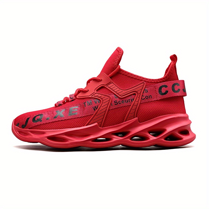 Mens Blade Type Shoes Breathable Shock Absorption Running Shoes