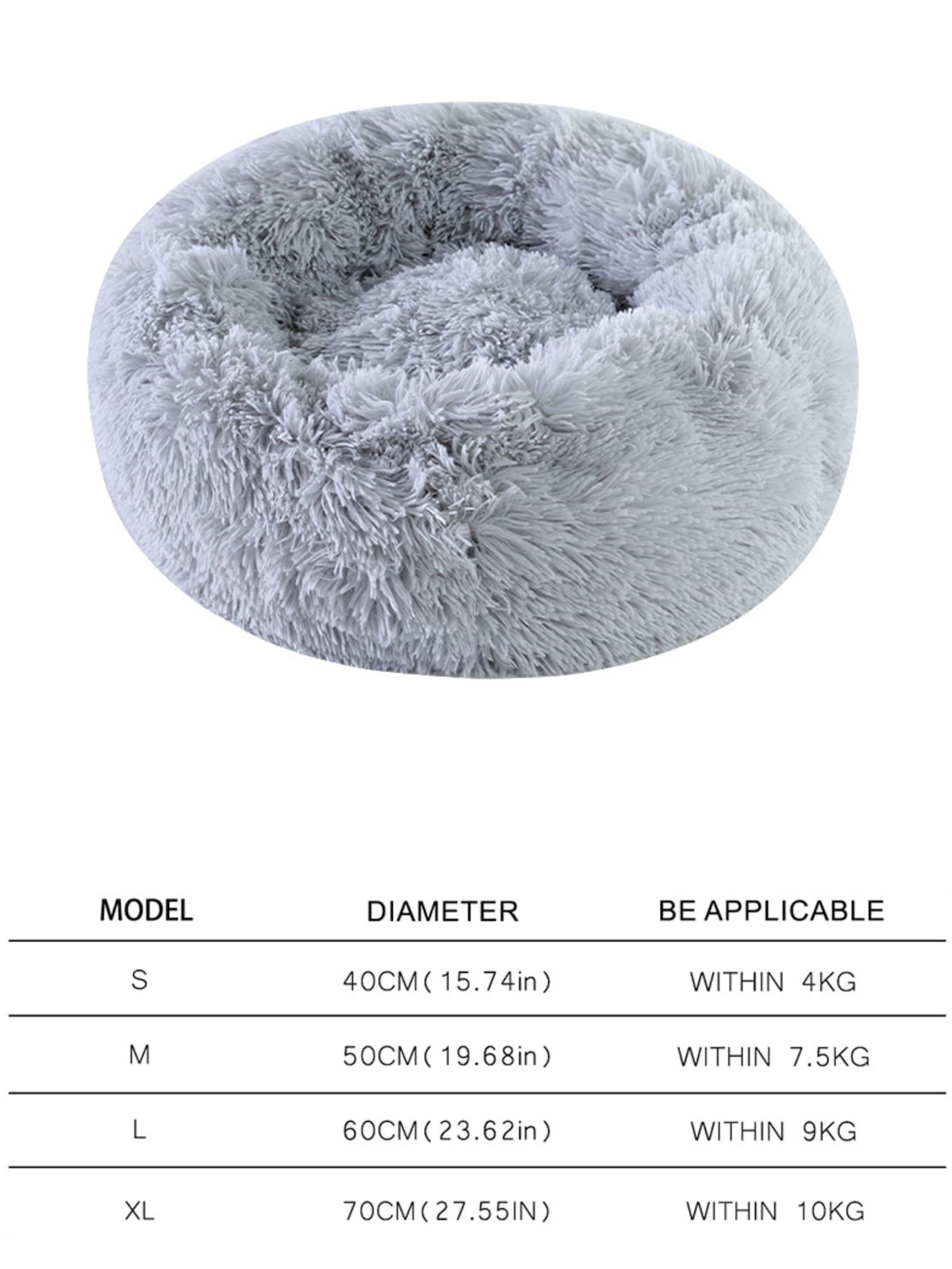 Cat Bed Indoor Cat Comfortable Warm Pet Bed Round Donut - Temu