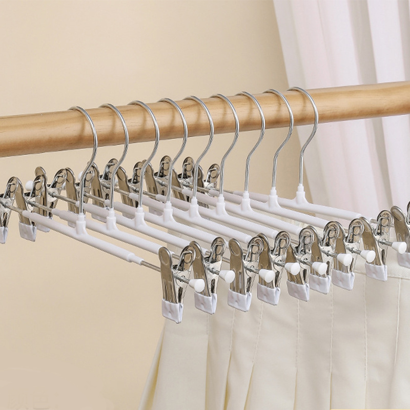 Stainless Steel Trouser Hanger Clip Retractable Traceless - Temu