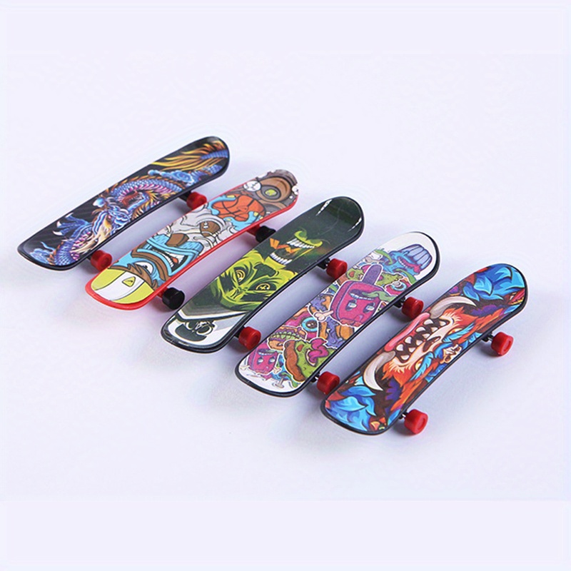 12 Pièces Mini Skate Doigt, Mini Skateboard, Finger Skate,Professionnels  Mini Planche à roulettes pour Enfants Anniversaires Cadeau