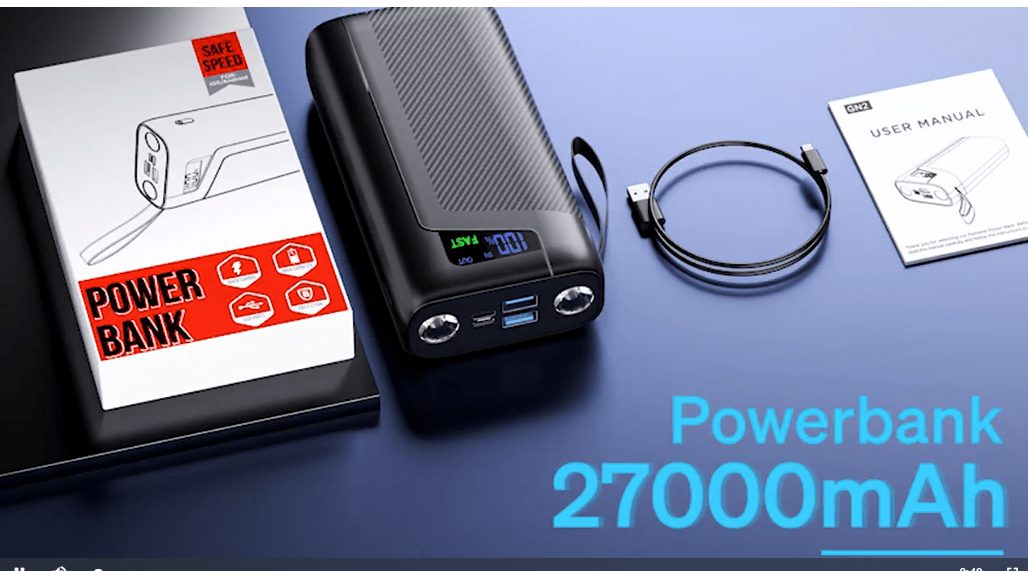 Soxono- Batterie Externe 27000/32000mah Chargeur De Téléphone