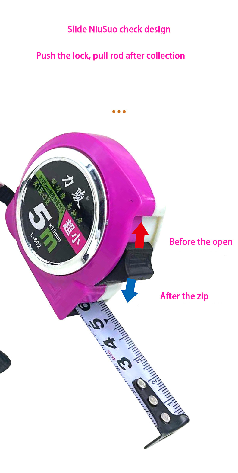 New 1pc Alloy Chameleon-Tape Metric Measure Tape Ruler Measurement