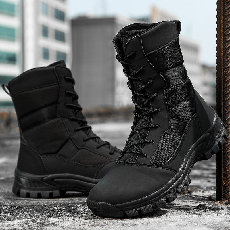 boys black hiking boots