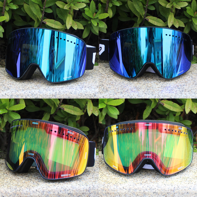 Cloud 9 - Gafas de esquí para mujer de esquí para adultos, antivaho, gran  angular sin marco, UV400 Snowboard, con revestimiento de lente de destello