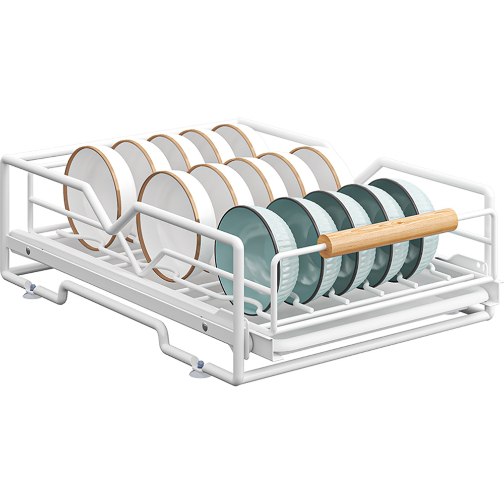 moapm Pull Out Cabinet Organizer Wire Basket Expandable Slide Out Cabinet  Drawer Sliding Out Kitchen Cabinet Storage ​Shelves for Kitchen Bathroom