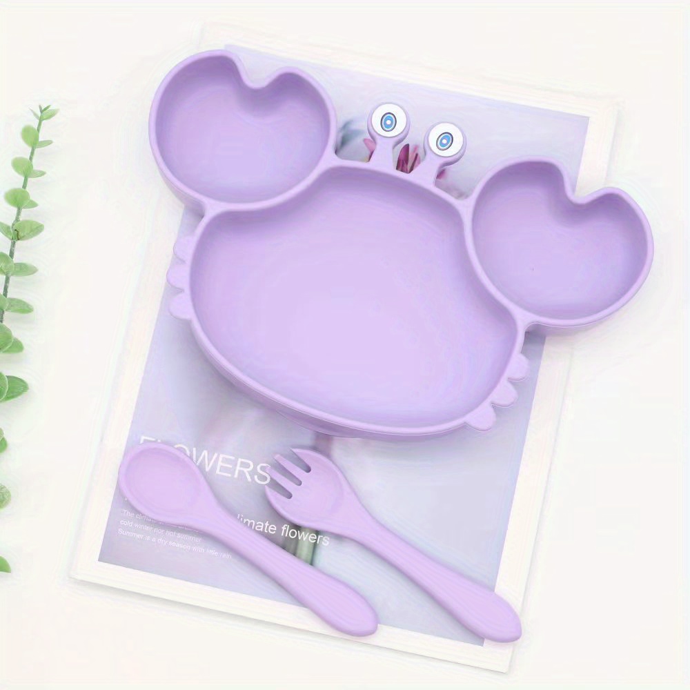 Vaisselle Bebe 2pcs silicone doux bébé cuillère bébé bébé nourrisson vaisselle  vaisselle pour les enfants apprendre à manger cuillère fourchette Ensemble  Enfants Vaisselles ( Color : Green elephant ) : : Bébé et  Puériculture