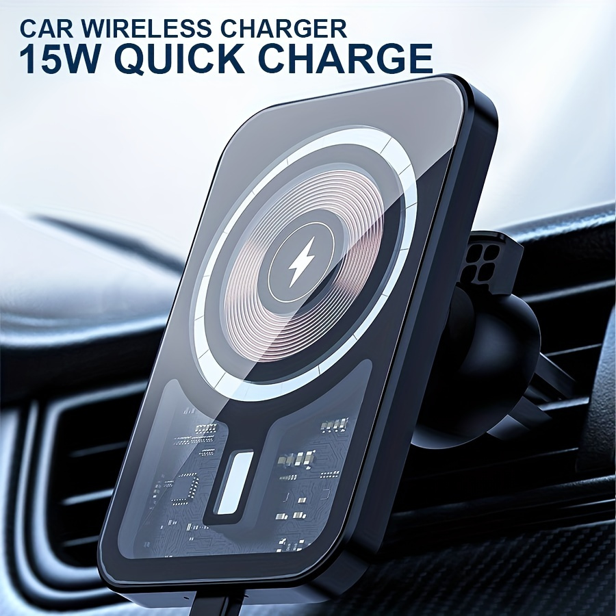 

C19t Suitable For Car Wireless Charger, Support 15w Car Magnetic Wireless Charger, For 14/13/12/11 Pro Max/xr/xs Max/x/8 Plus