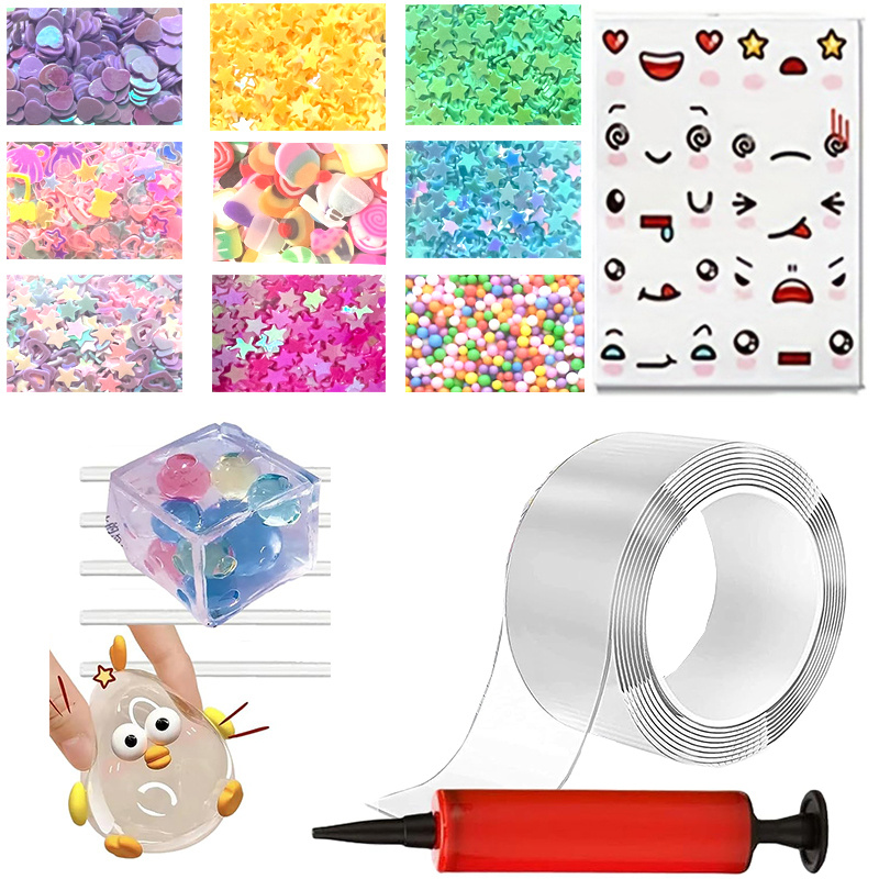 2023 Nano Tape Bubble Kit,Tape Plastic Elastic Bubble,DIY Craft Gifts for  Kids