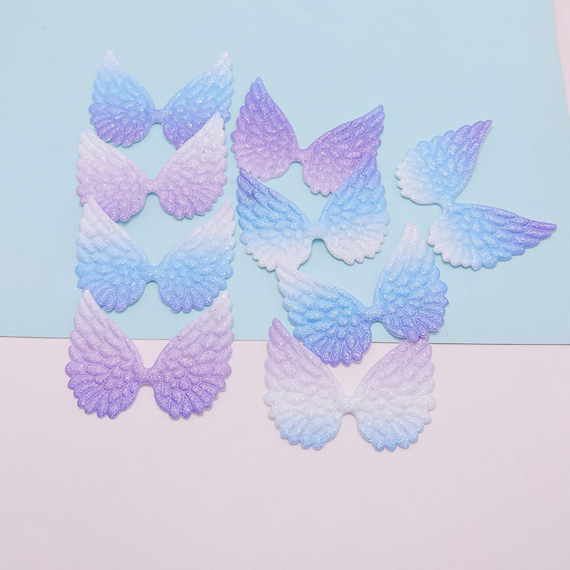 Handmade Diy Gradient Color Angel Wings Children's Jewelry - Temu