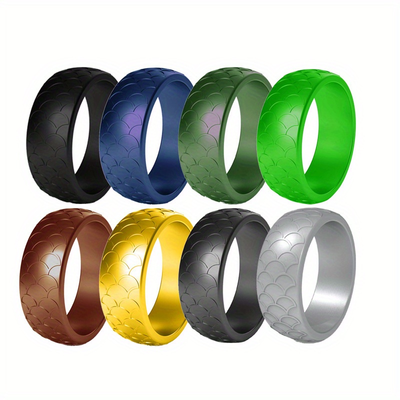 Mens silicone engagement on sale rings