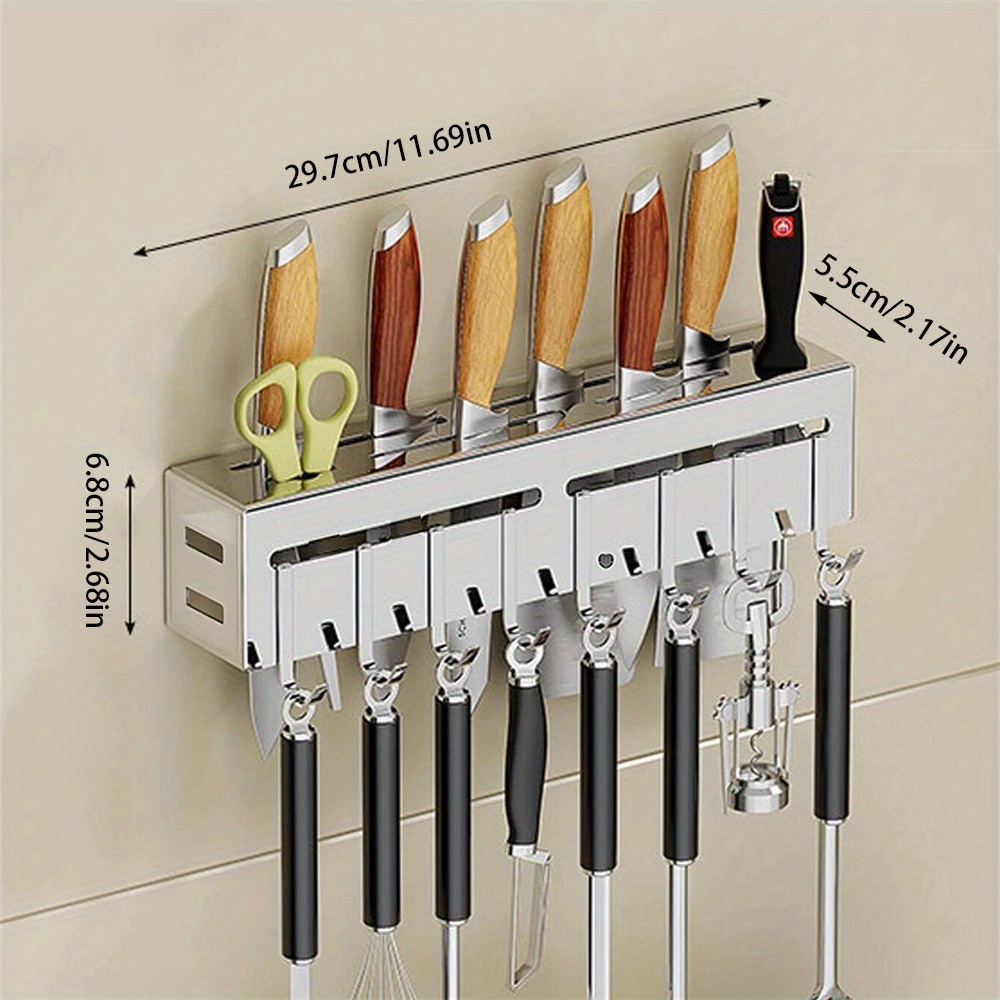 Kitchen Supplies Storage Hook Wall mounted Pot Cover Knife - Temu