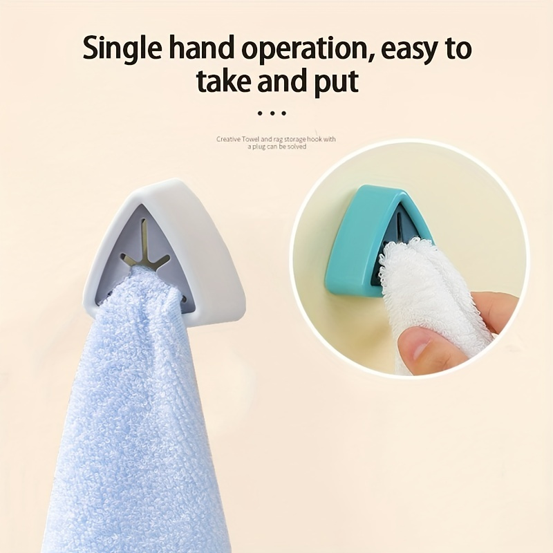 3/1PCS Non-Punching Dishwashing Cloth Storage Clip Household