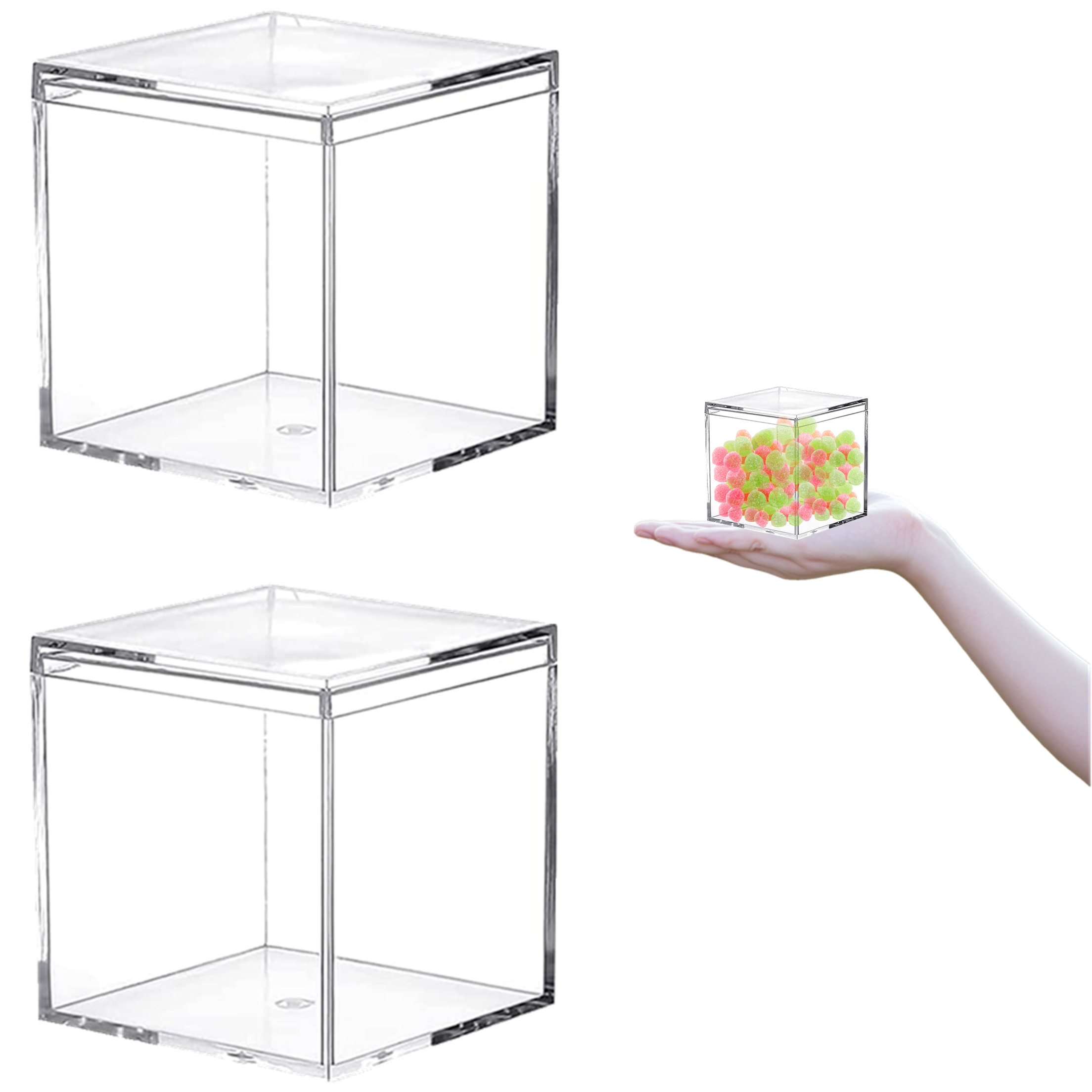 Storage Organization Clear Boxes With Lids Transparent - Temu