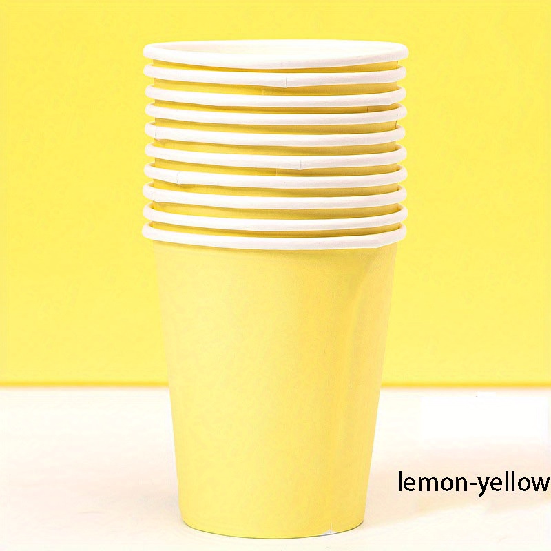 Paper Cup Disposable Coffee Cups Beverage Drinking Paper - Temu