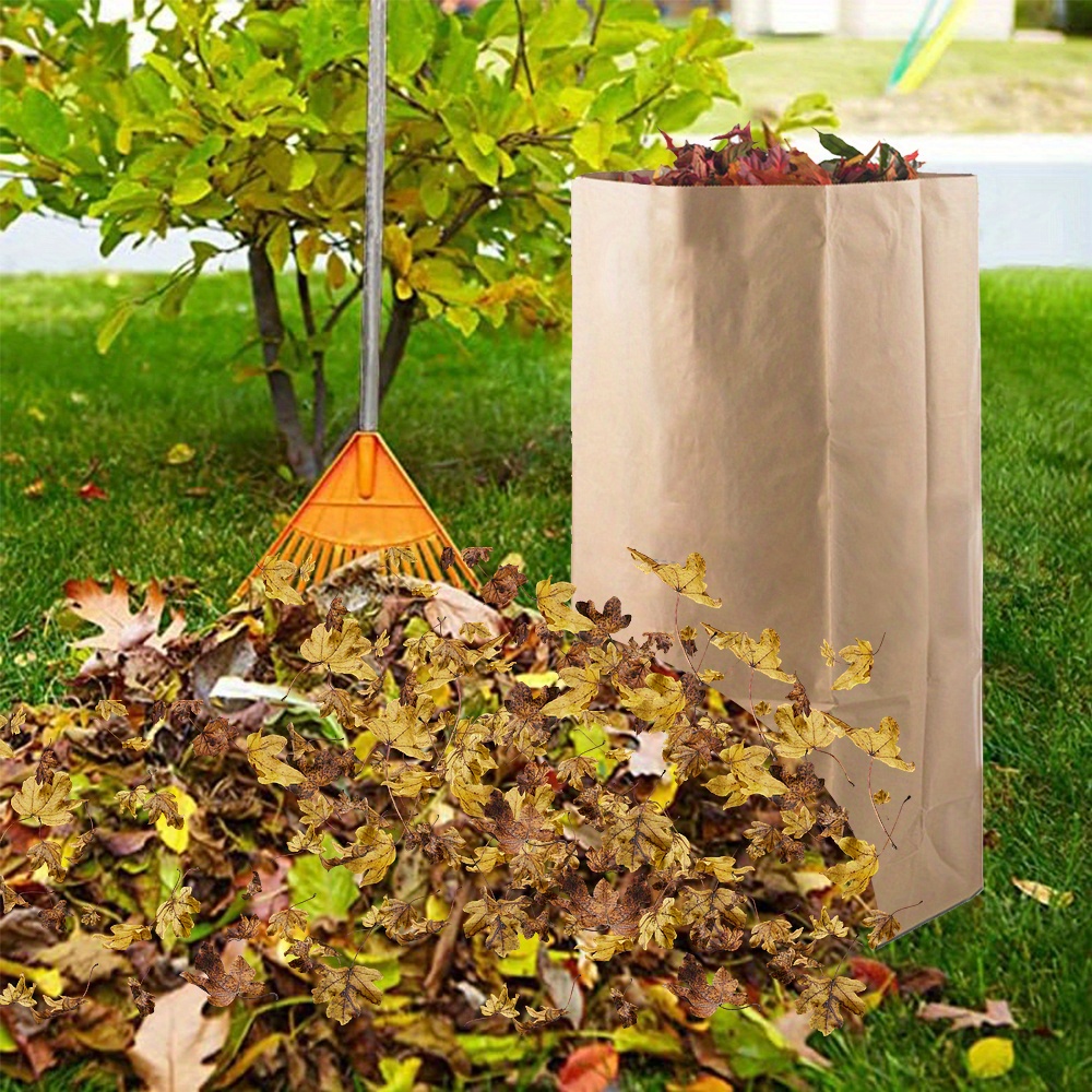 Leaf Bags Leaf Basket Bags For Lawn Garden Sturdy And Tear