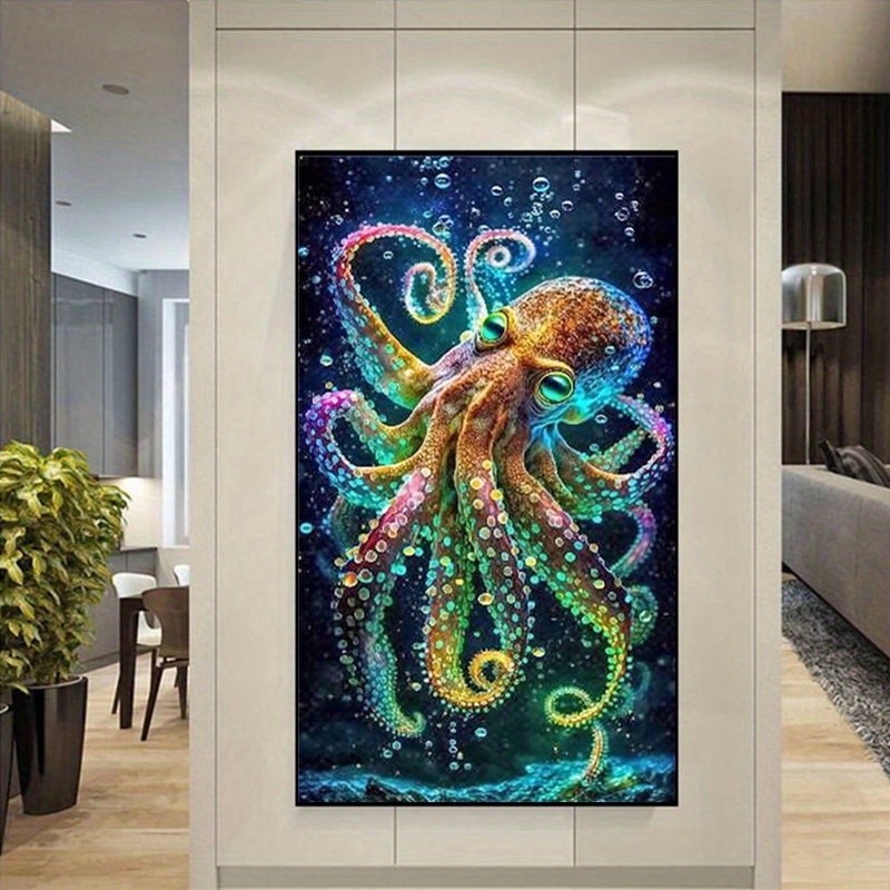 Diamond Painting Kits for Adults, Octopus DIY 5D Diamond Art Kits for Kids  Diamo