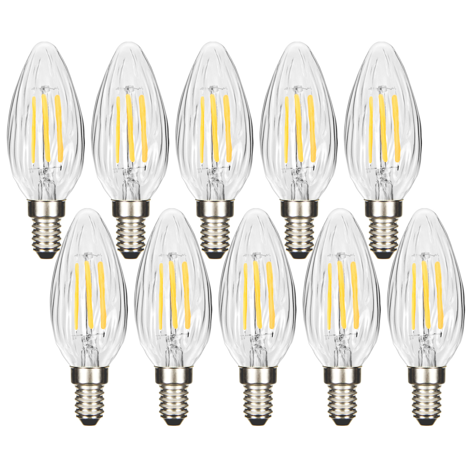 Ampoule Candélabre LED E12 2700 K Blanc Chaud Équivalent 40 - Temu Canada