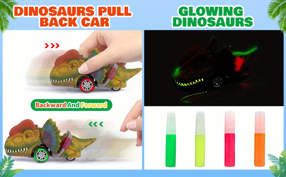 SHELLTON Dinosaur Toys, DIY Dinosaurs Painting Kits and Pull Back Cars Toys  for Boys Toddlers Girls, Arts and Crafts for Kids Ages 6-8, Ideal Christmas  Birthday Gifts for Kids 3 4 5 6 7 8 9 10 11 12+ 