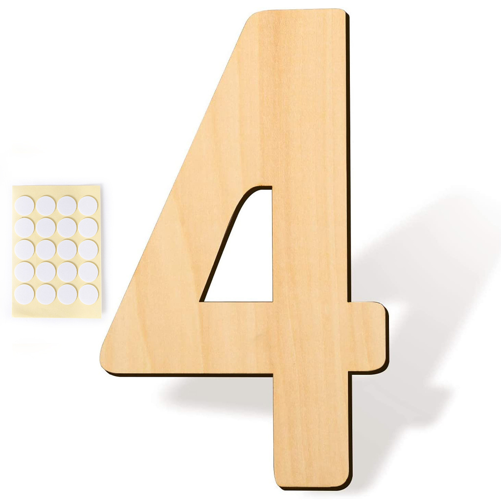 Wooden Numbers 0-9 - Set of 10 MB1300-10