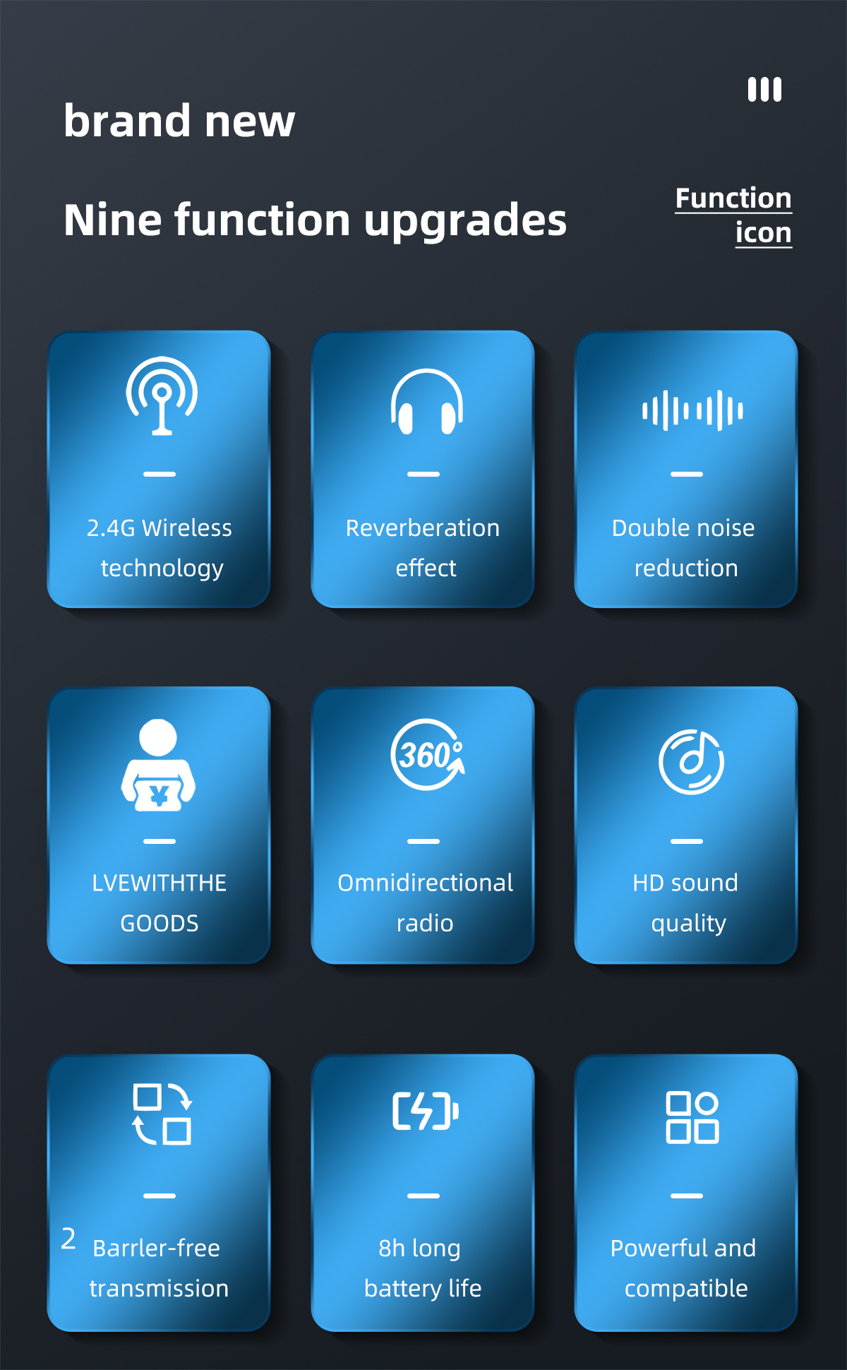 Microfono Lavalier Wireless Registrazione Performance Vivo - Temu