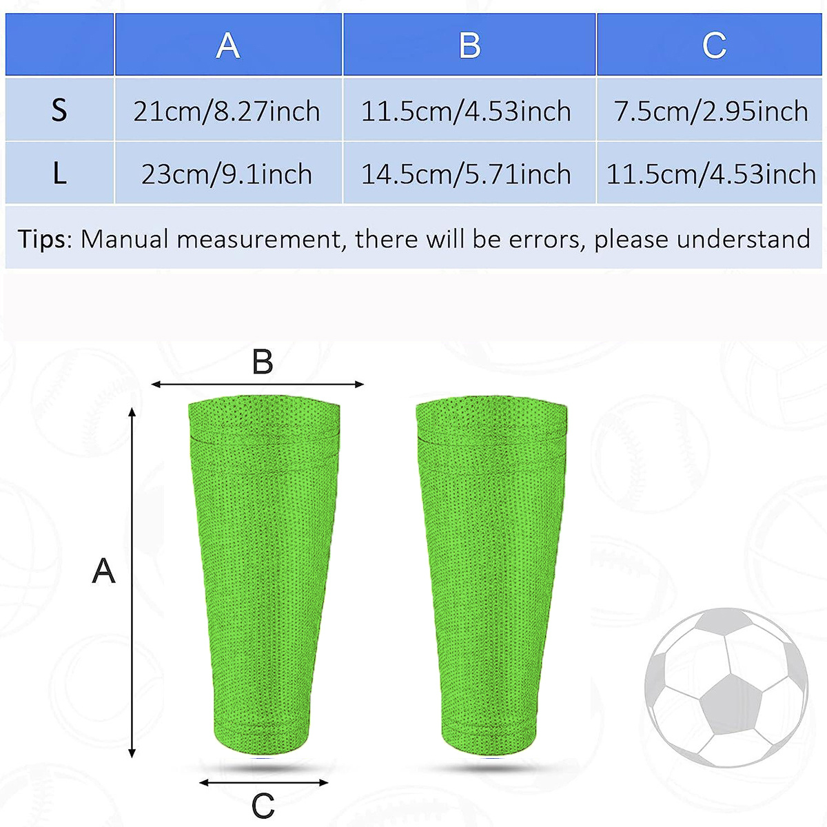 Calcetines Espinilleras Fútbol + Mangas Espinilleras Malla - Temu