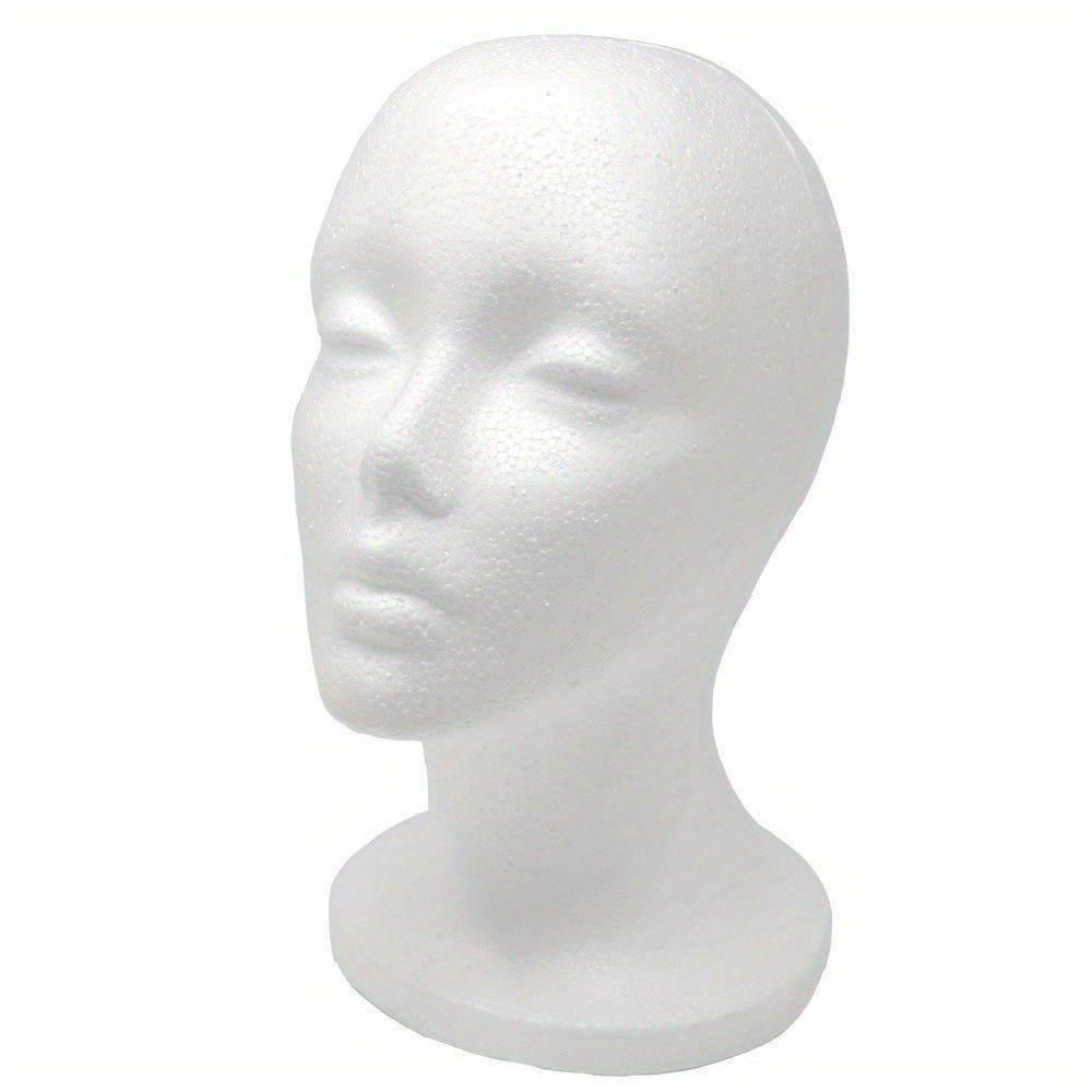 Styrofoam Head Female Foam Mannequin Wig Stand Head for Style Model Display  Hair