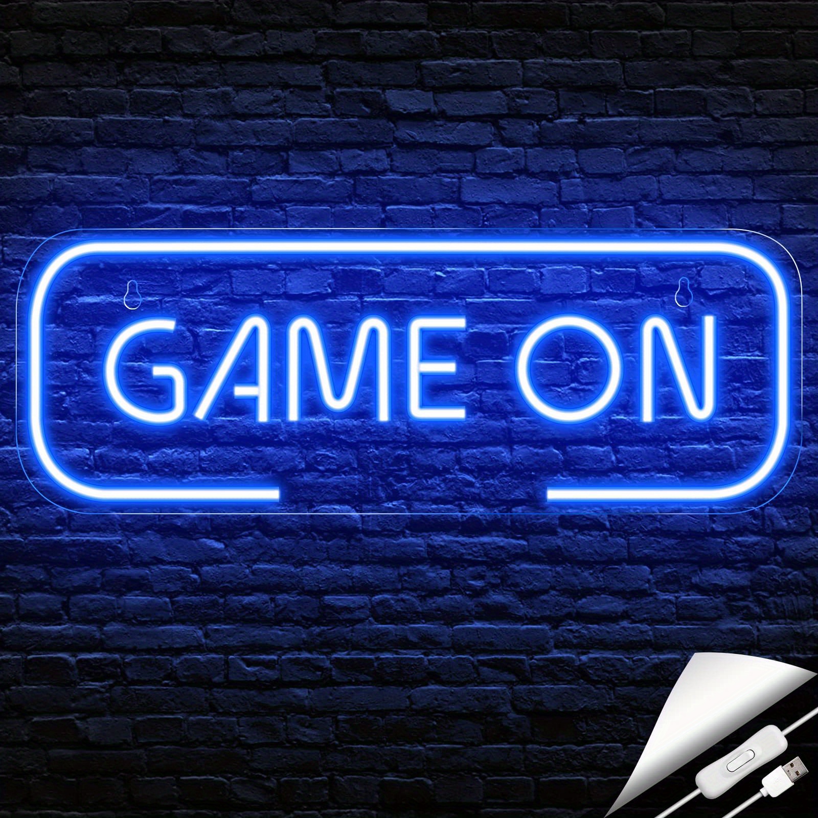 Gaming Led Neon Sign Light Game Room Decor Boy Room Decor - Temu