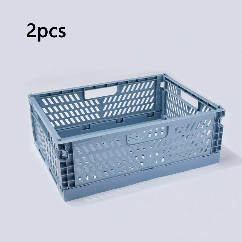 Foldable Storage Box, Plastic Large Capacity Desktop Storage Basket,  Organizing Storage Box, Openwork Sundries Box, Portable Storage Basket, Car  Trunk Storage Box, Home Organization And Storage Supplies For Kitchen  Bathroom Bedroom Office