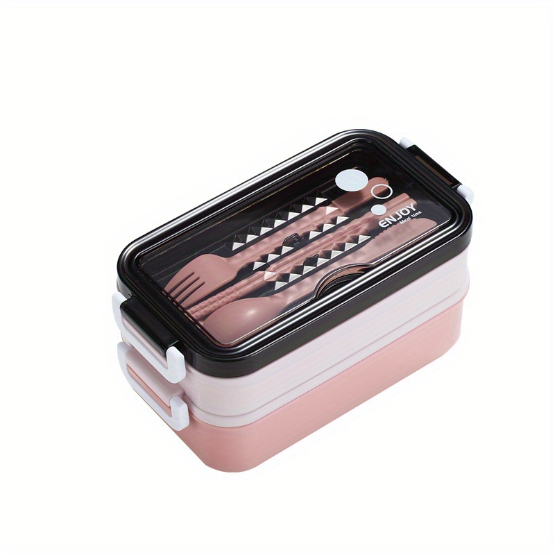 Pmmj Stainless Steel Insulation Lunch Box Double-layer Student Adult  Working Lunch Box Compartment With Lid Soup Bowl Bento Box Portable Lunch  Box Japanese Bento Lunch Box Keep Warm With Tableware Microwaveable Heating