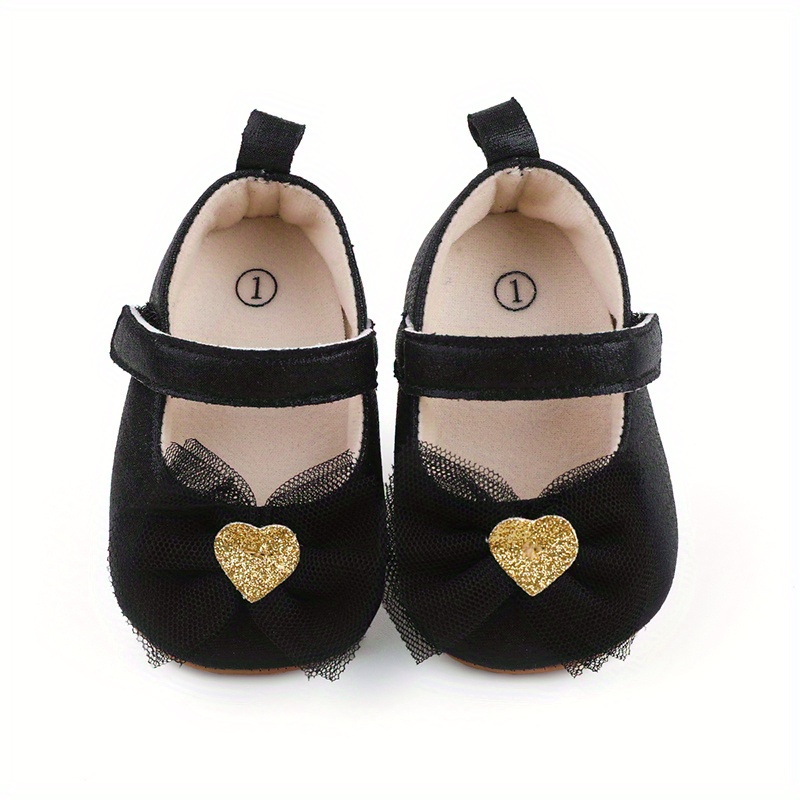 Black and gold baby hot sale shoes