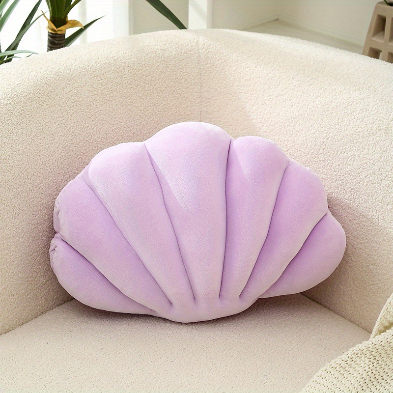 Shell Pillows Clam Pillow Floor Cushion Throw Pillow Ornament Firm Stuffed  Pink