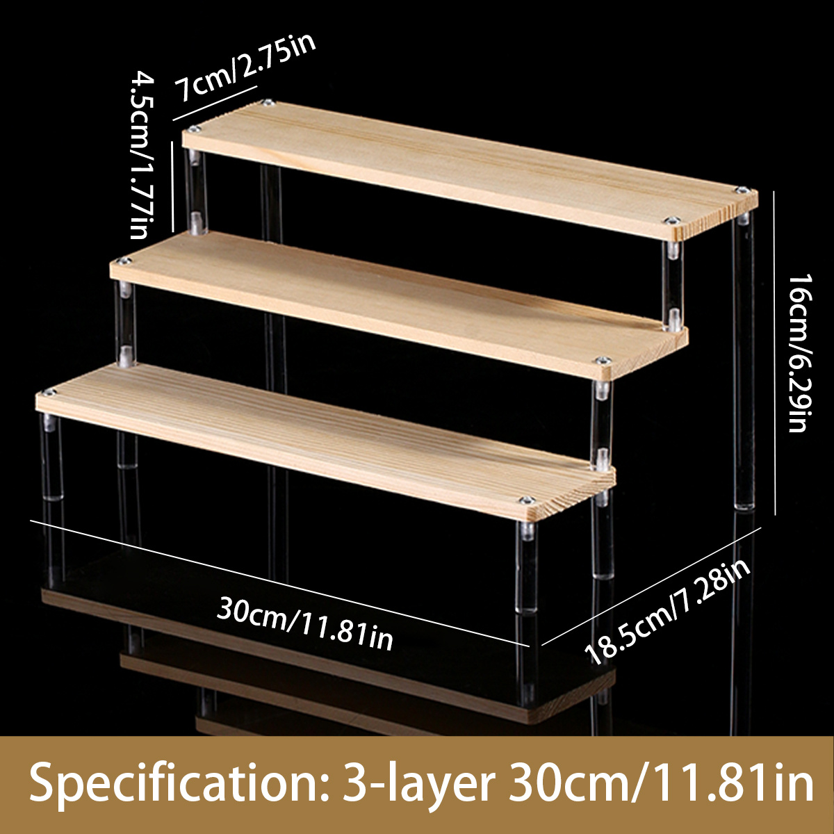 1pcs nail polish display shelf, multi-layer large capacity nail