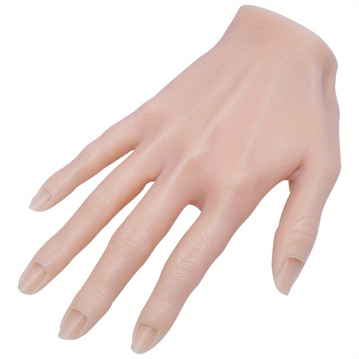 Silicone Practice Hand for Acrylic Nails with Algeria