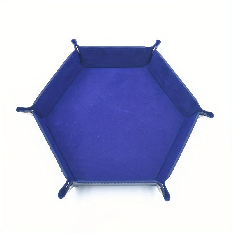 SIQUK Tablero de Dados Bandeja de Dados, Plegable de Cuero de Hexagonal de  la PU y Soporte de Dados de Terciopelo Violeta Oscuro : : Juguetes  y juegos