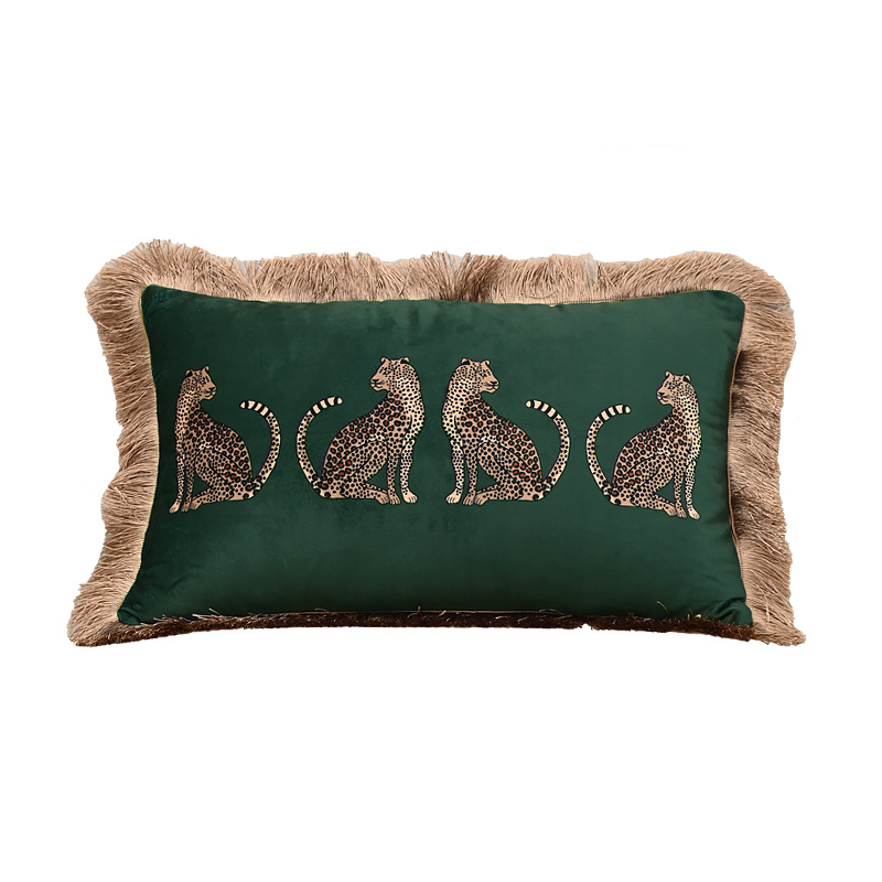 Leopard shop decorative pillows