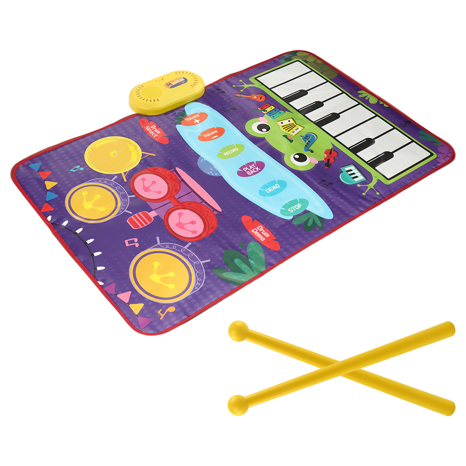 2 Pcs piano musical do bebê | jogo musical macio,dança com 8 sons  instrumentos diferentes, cobertor teclado chão música para crianças (1 a 3  anos)