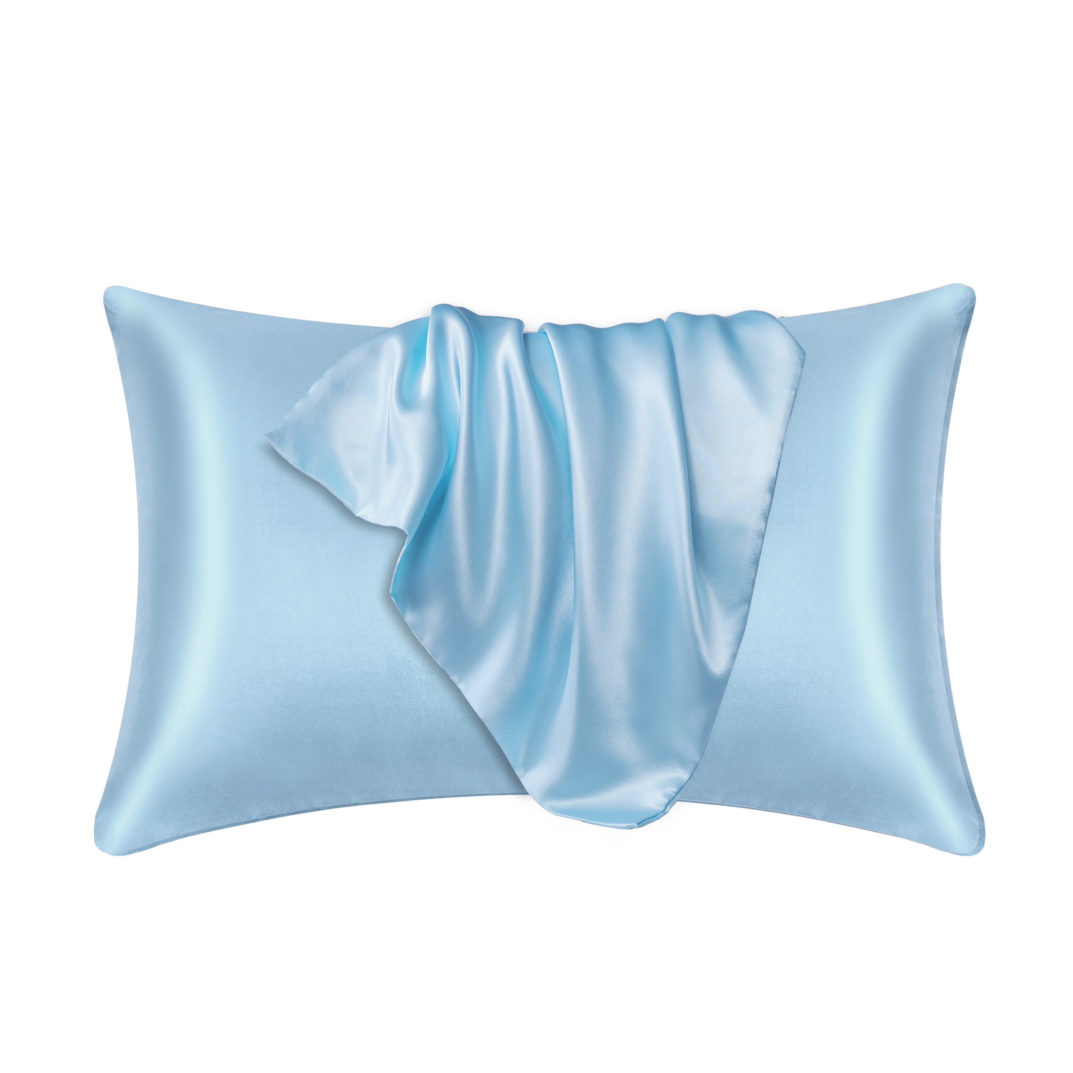 Silk Pillowcase - Baby Blue