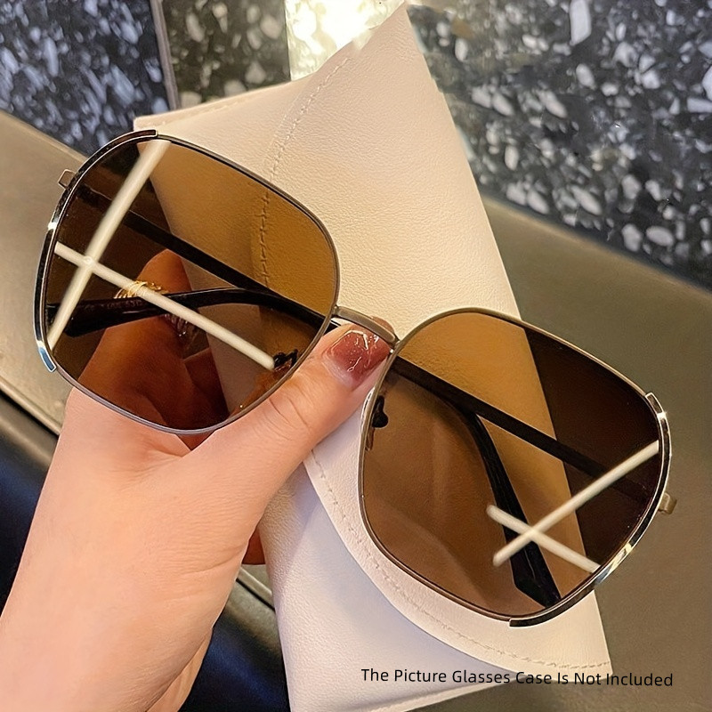 Oversized Square Frame Fashion Sunglasses For Women Men Casual Outdoor  Eyewear For Beach Parties UV400
