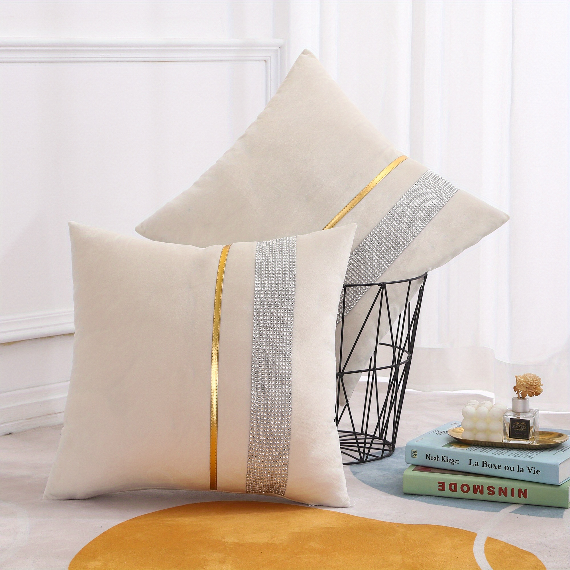 Cushion Covers Stripe Home Decoration Luxury Cushion Covers Temu