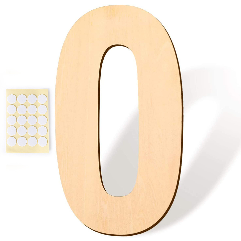 10” Wooden Numbers for Crafts 