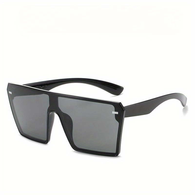 Black Oversized Sunglasses for Women Men Vintage Square Flat Top Glasses UV Protection,Sun Glasses Pit Vipers,Goggles Sunglasses,Y2k,Eye Glasses