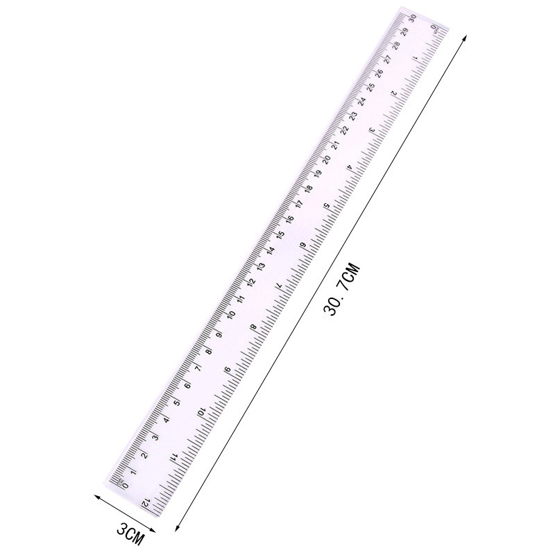 Transparent Plastic Straight Ruler, For School, Size: 6inch at Rs 5/piece  in Pune